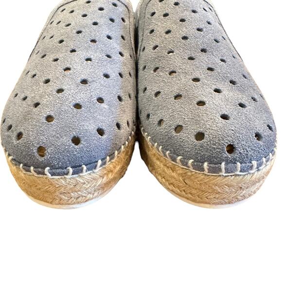 Steve Madden Widmer Blue Suede Espadrille Loafer Size 10 NEW No Box - Picture 5 of 8